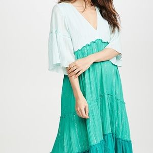 SUNDRESS Agathe Dress in Pool/Silver